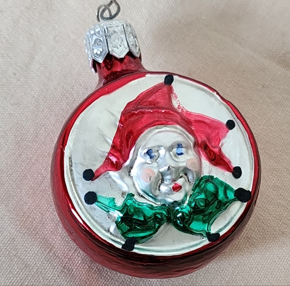Vintage Mercury Glass Elf Jester Christmas Ornament - Picture 11 of 12